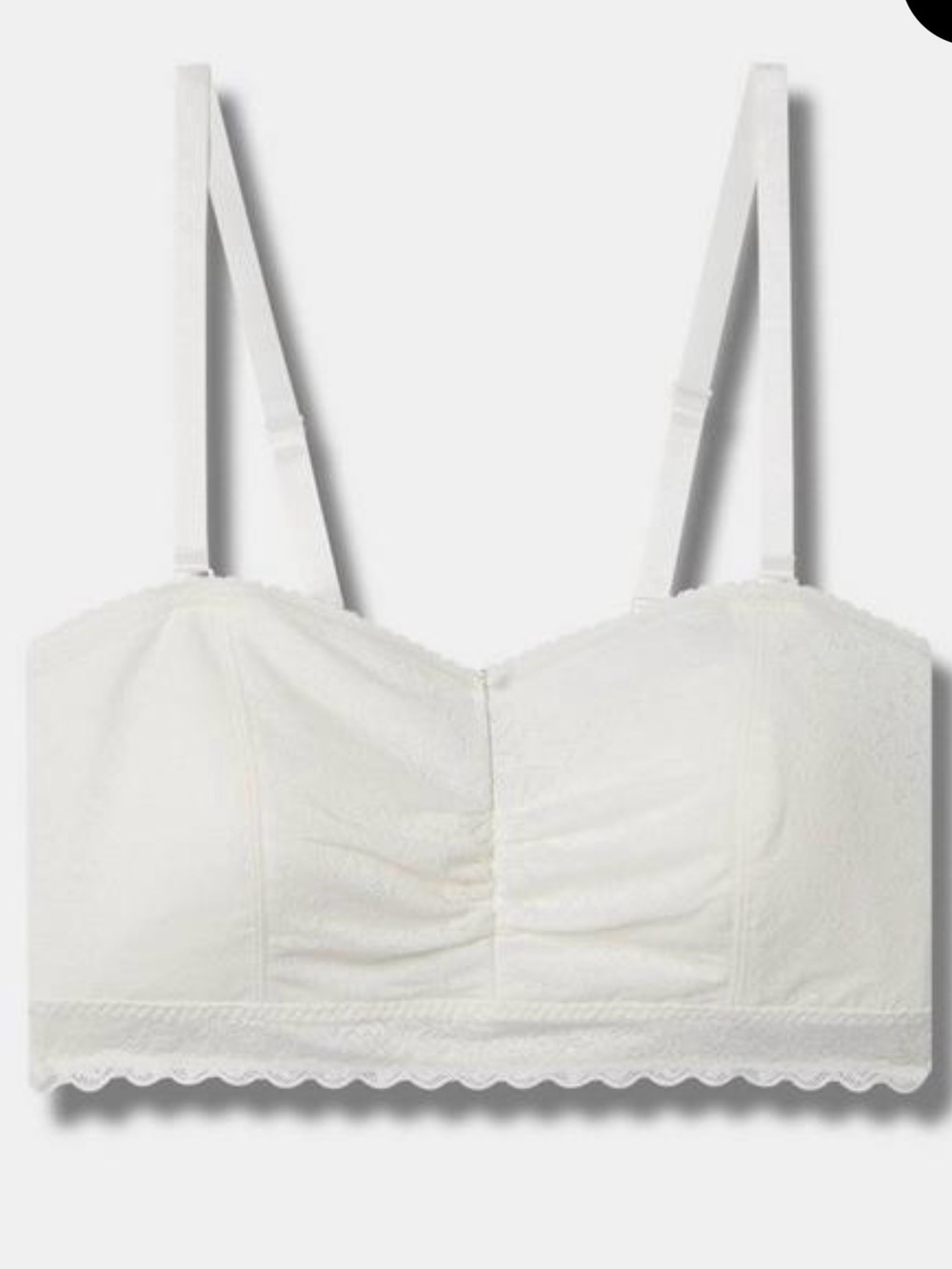 Unlined 4-Way Stretch Lace Bandeau Torrid